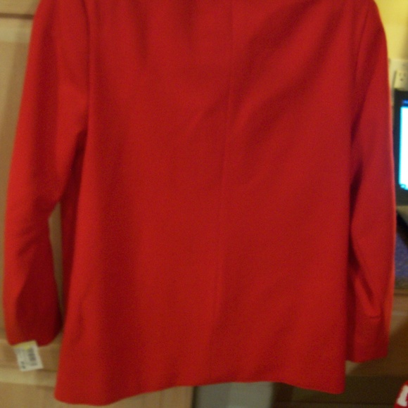 VINTAGE ILIE WACS RED 2 PC SUIT 6 STUNNER - Picture 2 of 3